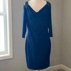 Calvin Klein, size 10 navy bodycon dress